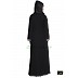 Front open Abaya- Black Front open Abaya- Black